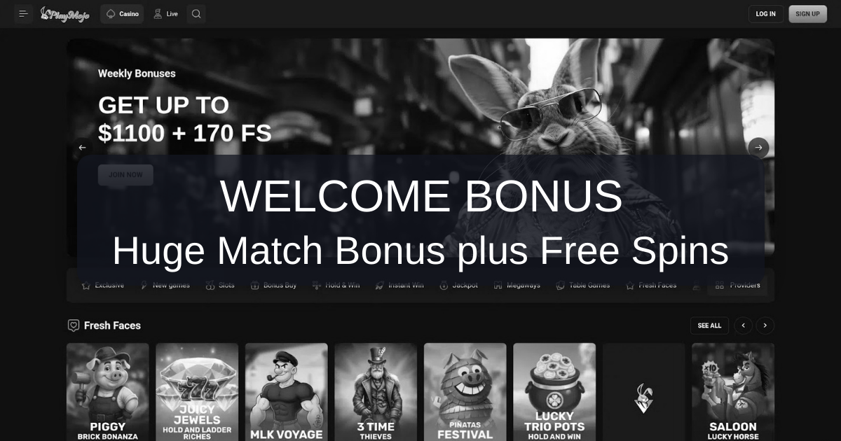 PlayMojo Casino - Top Online Casino Canada